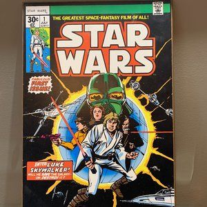 Star Wars Comic Book Plaque